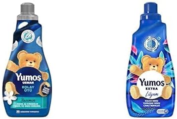 Yumoş Uzman Kırışıklık Karşıtı 50 Yıkama Konsantre Çamaşır Yumuşatıcısı (1 x 1200 ml) ve Yumoş Çamaşır Yumuşatıcısı Lilyum 1440 ml