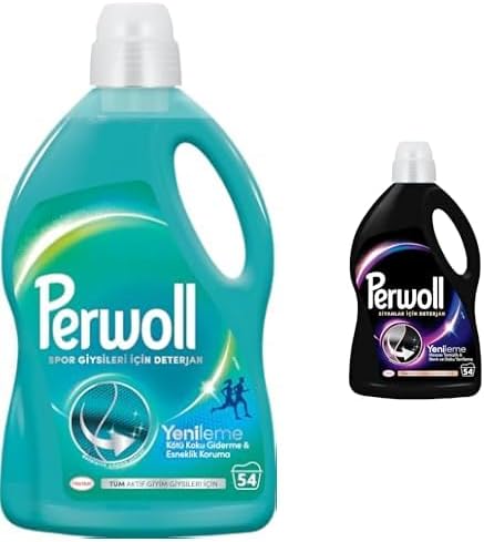 Yenileme Ferahlık 3 Litre 50 Yıkama Sıvı Çamaşır Deterjanı (1 x 3000 mL) ve  Yenileme Siyahlar için Sıvı Deterjan 54 Yıkama 2.97 Lt
