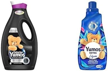 Yumoş Sıvı Deterjan Siyahlar İçin Canlandırıcı Bakım 1690 ml ve Yumoş Çamaşır Yumuşatıcısı Lilyum 1440 ml