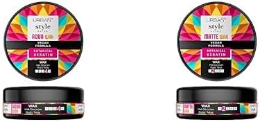 Care Style Guide Aqua Max Wax Islak ve Sert Görünüm (100 ml) ve Style Guide Doğal ve Mat Görünüm Sağlayan Esnek Tutuşlu Wax 100 ml- Vegan