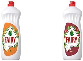 Temiz & Ferah Sıvı Bulaşık Deterjanı 650 ml Portakal Kokulu ve Fairy Temiz & Ferah Sıvı Bulaşık Deterjanı 650 ml Nar Kokulu