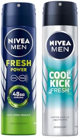 Alternative view of MEN Erkek Sprey Deodorant Fresh Power 150 ml, 48 Saat Deodorant Koruması ve Men Erkek Sprey Deodorant Kick Fresh, 150 ml, Ter ve Ter Kokusuna Karşı 48 Saat Anti-perspirant Koruma