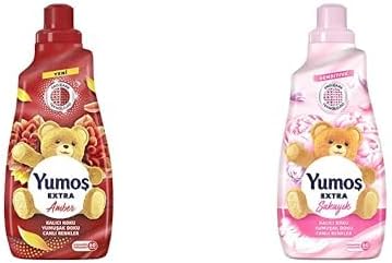 Yumoş Konsantre Çamaşır Yumuşatıcısı 1440 ml ve Yumoş Konsantre Çamaşır Yumuşatıcısı Şakayık 1440 ml