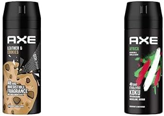 Axe Erkek Deodorant & Bodyspray & Cookies 48 Saat Etkileyici Koku (150 ml) ve Axe Erkek Deodorant & Bodyspray Africa 48 Saat Etkileyici Koku (150 ml)