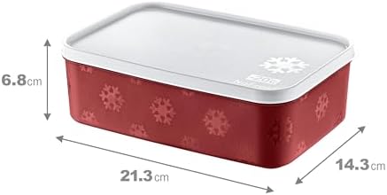 No Frost Saklama Kabı 1600 ML CARMEN KIRMIZI