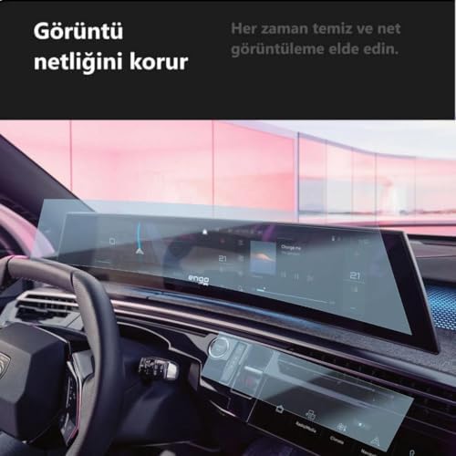 3008 GT Ekran Koruyucu 21 inç i-Cockpit Klima Ekranı