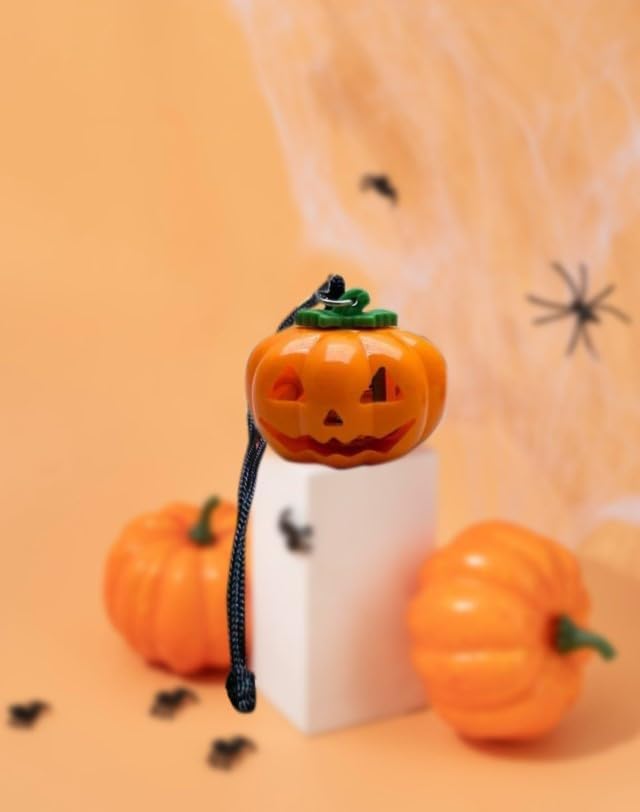 Alternative view of HALLOWEEN BALKABAĞI IŞIKLI 3 FONKSİYONLU KOLYE AST6639