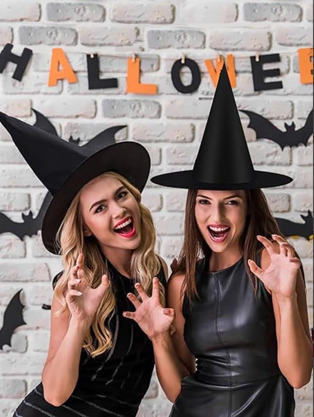 HALLOWEEN CADI ŞAPKASI YETİŞKİN SİYAH AST6746