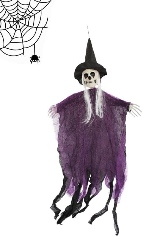 HALLOWEEN DEKORATİF ŞAPKALI İSKELET 100CM AST6781