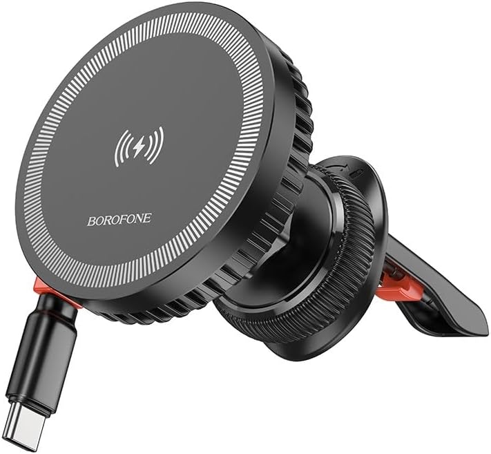 Alternative view of BH207 Araç Telefon Tutucu - ile Uyumlu Kablosuz Hızlı Şarj, 5W/7.5W/10W/15W Çıkış, 4.5-7.0 inç Telefonlar İçin Uygun - ABS + Silicone, Araba Hava Çıkışına Montaj BH207