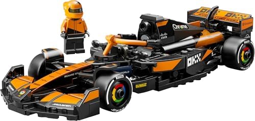 Speed Champions McLaren F1 MCL38 Yarış Arabası 77251 – 10 Yaş ve Üzeri Kız ve Erkek Çocukları ile Yetişkin Motorseverler için Sürücü Minifigürü İçeren Yapım ve Sergileme Seti (269 Parça)