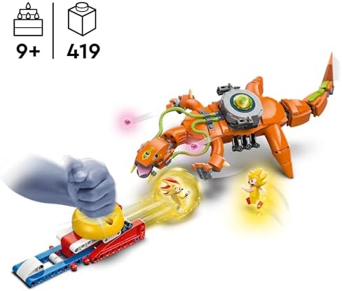Alternative view of Sonic The Hedgehog Super Shadow, Biolizard'a Karşı 77003, 9 Yaş ve Üzeri Kız ve Erkek Çocukları İçin Yaratıcı Oyuncak Yapım Seti, Eğlenceli Hediye Fikri (419 Parça)