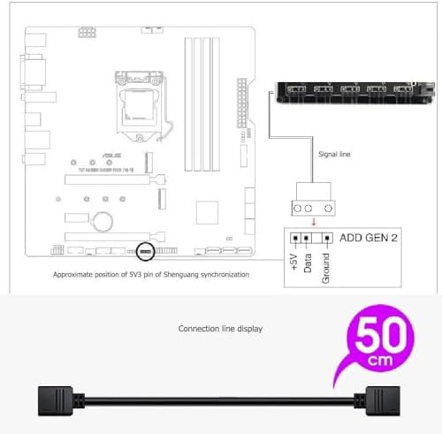 Rgb Led 3 Pin 11 Port 5V Sata Power Güç Fan Çoklayıcır Şerit Hub Kablo Splitter