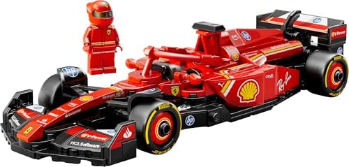 Alternative view of Speed Champions Ferrari SF-24 F1 Yarış Arabası 77242 – 10 Yaş ve Üzeri Kız ve Erkek Çocukları için Koleksiyonluk Sürücü Minifigürü İçeren Yapım Seti, Motor Hayranları için Model Kiti (275 Parça)