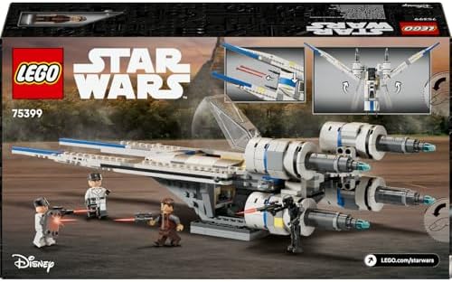 : Andor Asi U-Wing Starfighter 75399-8 Yaş ve Üzeri Hayranları için Yaratıcı Oyuncak Yapım Seti (594 Parça)