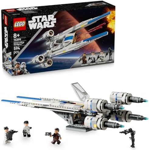Alternative view of : Andor Asi U-Wing Starfighter 75399-8 Yaş ve Üzeri Hayranları için Yaratıcı Oyuncak Yapım Seti (594 Parça)