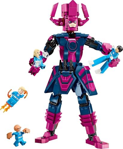 Alternative view of ǀ Fantastik Dörtlü, Galactus Yapım Figürüne Karşı 76316-9 Yaş ve Üzeri Çocuklara Süper Kahraman Minifigürü İçeren Yapım Seti, Doğum Günü Hediyesi Fikri (425 Parça)