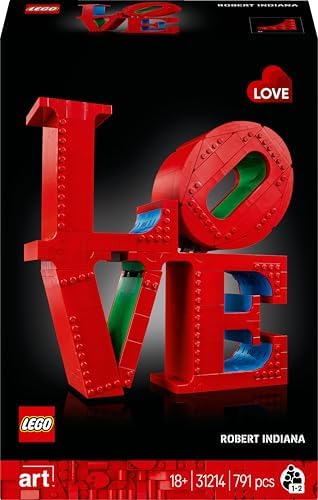 Art LOVE Yapım Seti 31214 – Yetişkinler için Ofis veya Ev Hediyesi Olabilecek Indiana Heykeli Dekoratif Yapım Seti, Çiftler için Nişan veya Sevgililer Günü Hediye Fikri (791 Parça)