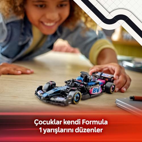 Speed Champions BWT F1 A524 Yarış Arabası 77248 – 10 Yaş ve Üzeri Çocuklar için Koleksiyonluk Sürücü Minifigürü İçeren Yapım Seti (258 Parça)