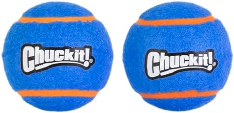 Chuckit! Sesli 2'li Tenis Köpek Oyun Topu (Orta Boy)