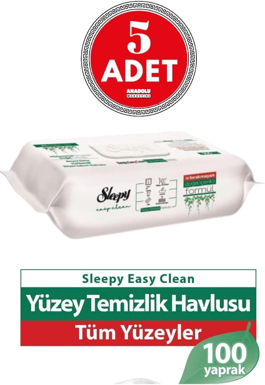 Alternative view of Yüzey Temizlik Havlusu 100' Lü X 5 Adet