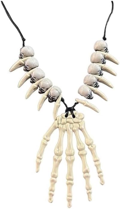 Alternative view of HALLOWEEN KURUKAFA KEMİK KOLYE
