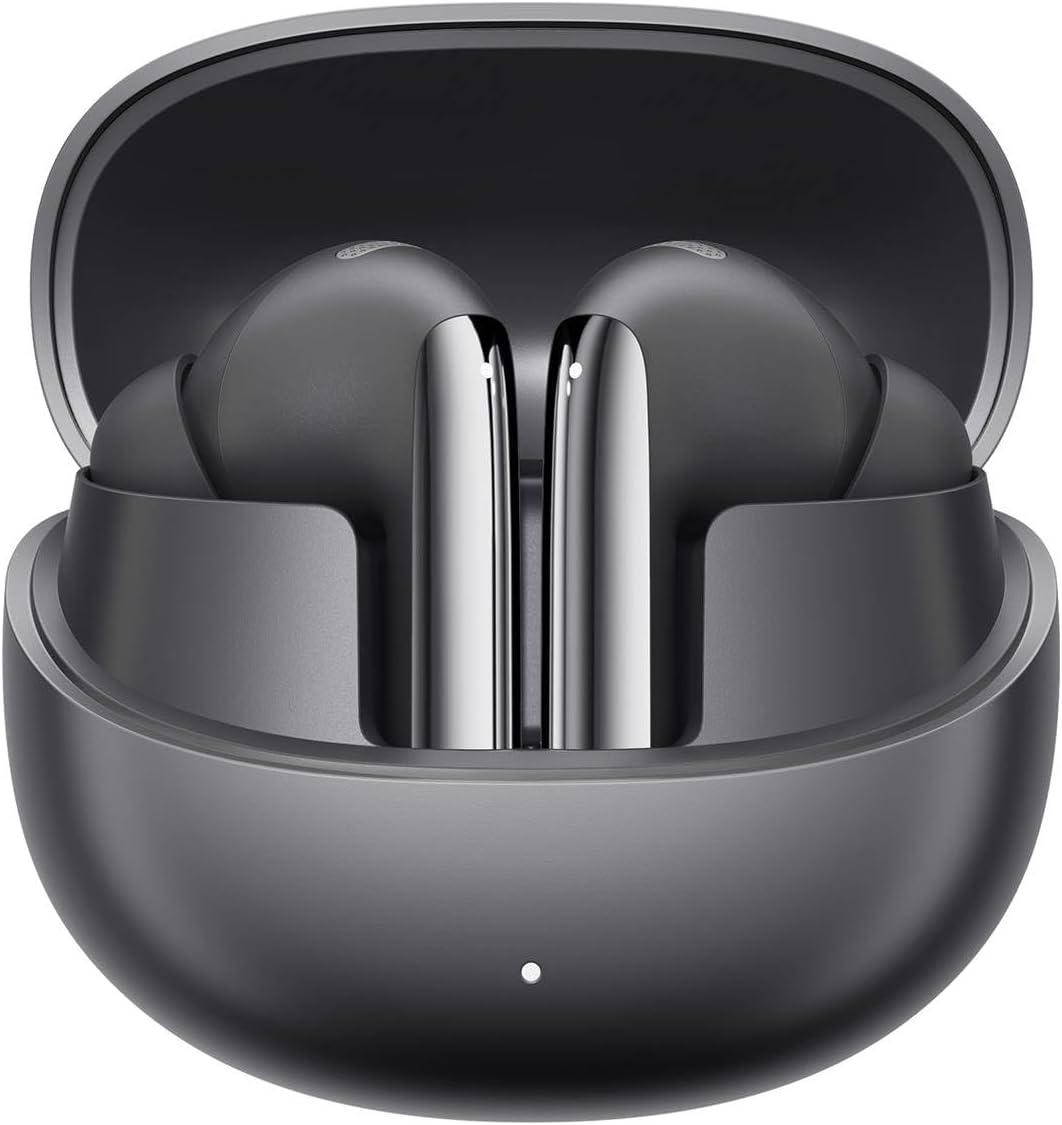 QCY HT08 MeloBuds Pro Hi-Res LDAC Adaptif ANC 6 mikrofon Bluetooth 5.3 Kablosuz Kulaklık Siyah