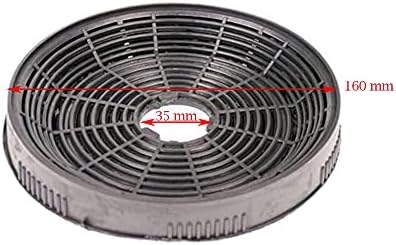 2li Davlumbaz Karbon Filtresi 16cm Çap, Silverline, Lanova, Esty, ile Uyumlu