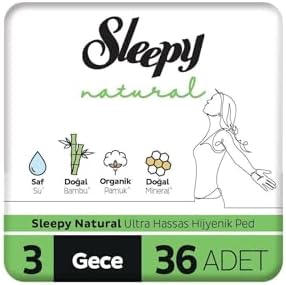 Alternative view of Natural Ultra Hassas Hijyenik Ped Gece 36 Adet Ped