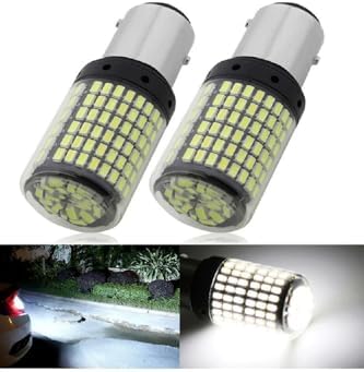 NKT GROUP (7719) 93 Tek Duy P21W Led BA15S 144 Ledli Ultra Güçlü Beyaz Işık (2 Adet) ile uyumlu