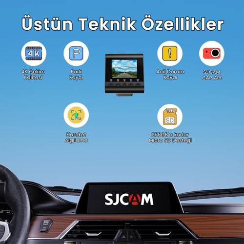 Alternative view of M60 4K HDR Starvis 2 Sensörlü WiFi GPS'li Araç Kamerası
