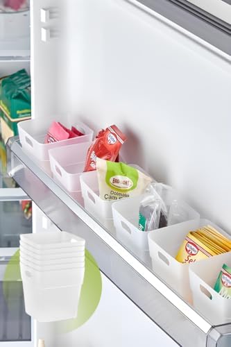 Alternative view of Life 6 Adet Şeffaf Buzdolabı Kapak İçi Düzenleyici ve Banyo Organizer, Çok Amaçlı Mutfak Çekmece Düzenleyici Seti, MIT1103