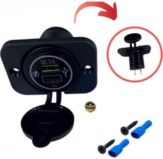 Alternative view of TÜM ARAÇLARA UYUMLU ÇAKMAK GİRİŞ 9-30V Type-C PD ve USB QC3.0 Soket