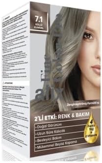 Alix Kit Saç Boyası Pro 7.1 Küllü Kumral