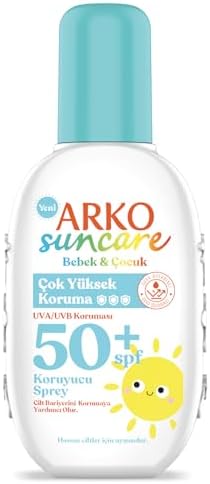 ARKO SUNCARE Sprey Süt Güneş Kremi, Spf 50+, 200 Mililitre