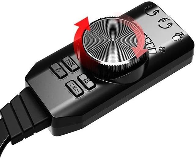 Alternative view of Plus PX-GS3 Plextone GS3 Mark II Sanal Gaming 7.1 Kanal USB Ses Kartı, Gaming Ses Kartı PUBG ve Lol Ses Efektleri Dahil, Mikrofon ve 3.5mm Çift Kulaklık Ses Jakı Ses Kartı Dönüştürücü