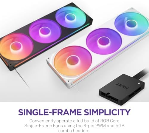 Alternative view of NZXT Control Hub - Dijital RGB Aydınlatma ve PWM Fan Hız Kontrol Cihazı - 5 x PWM Fanı veya 4 x Tek Kare Fanı Kontrol Edin - NZXT CAM Software tarafından desteklenmektedir