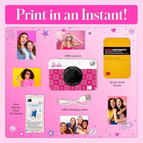 Alternative view of KODAK x Printomatic Tam Renkli Anlık Baskı Dijital Kamera – 5MP Taşınabilir Kamerası Renkli 2x3” Yapışkanlı Fotoğraflar Baskı – İkonik Stil