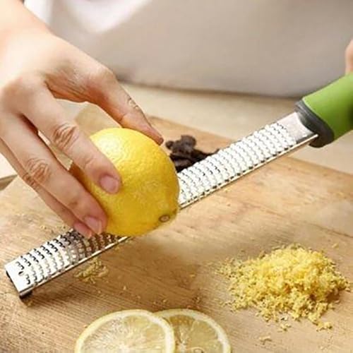 Renkli Tutacaklı Paslanmaz Çelik Rende (Yeşil)
