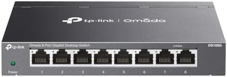 Alternative view of TP-LINK 8port OMADA DS108G GIGABIT YÖNETİLEMEZ SWITCH METAL KASA