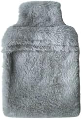 SICAK SU TORBASI YAN CEPLİ GRİ PELUŞ TERMOFOR 27x17x2cm 750ml