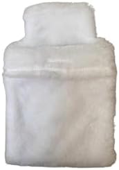 SICAK SU TORBASI YAN CEPLİ BEYAZ PELUŞ TERMOFOR 27x17x2cm 750ml