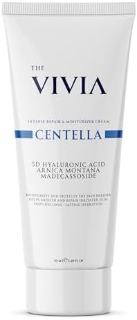 The Vivia Yoğun Bakım ve Nemlendirici Bariyer Destekleyici Cica Krem Madecassoside, Hyaluronik Asit 50 ml