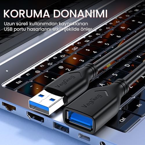 Alternative view of USB 3.0 Uzatma Kablosu 1 Metre
