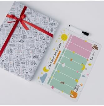 Renkli Magnet Haftalık Görev Planlayıcı 29,7X21 Cm