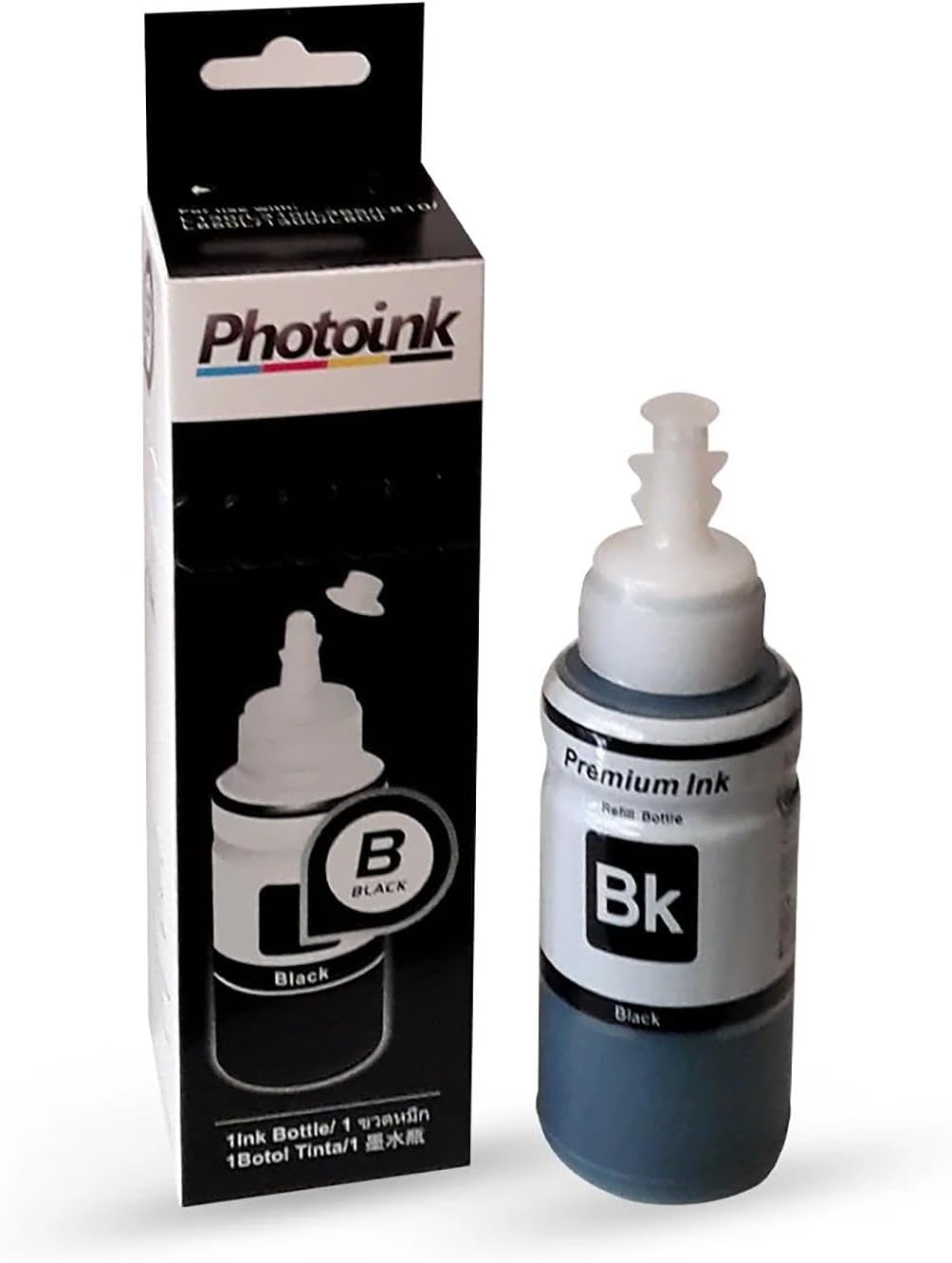 Plus L Serisi Mürekkepleri, Epson T6641 Uyumlu 70 Ml Siyah Mürekkep - Kutulu Özel Ambalajinda Plus Mürekkep - L800/L805/L810/L850/L1300/L1800/ L382/L386/L455/1455/L3050/L3060/L3070