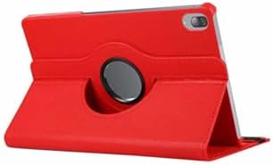 - Tab P11 Pro 11.2" 2. Nesil Uyumlu Standlı Kılıf – 360° Dönebilen Model, Siyah Renkli Koruyucu Kapak - Kırmızı