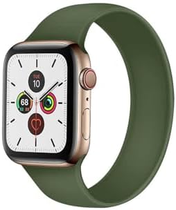 Ultra 49mm Kordon İle Uyumlu KRD, 31 Solo Loop Medium Strap Kayış CNS, Kırmızı