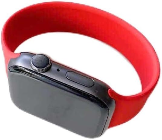 Alternative view of Ultra 49mm Kordon İle Uyumlu KRD, 31 Solo Loop Medium Strap Kayış CNS, Kırmızı