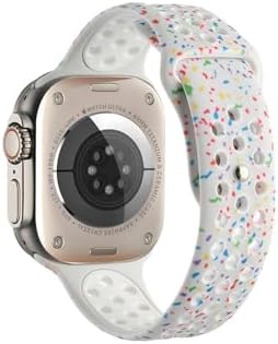 Ultra 49mm Kordon Yeni Seri 2023 KRD, 02 İle Uyumlu Strap Kayış CNS, Beyaz